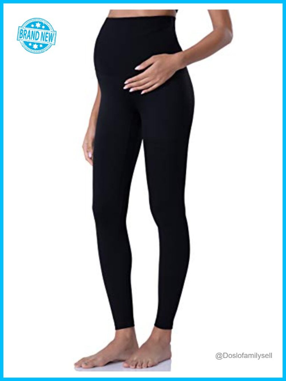 Maternity Yoga Pants High Waist Stretch Over Belly Leggings